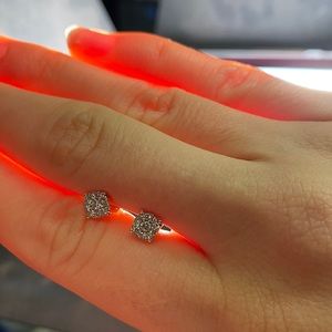 Diamond Stud Earrings (.25ct set in 18kw)